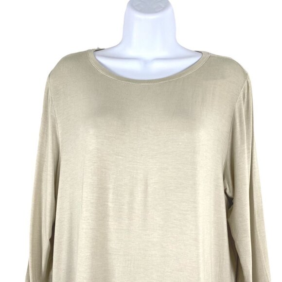 Soft Surroundings Asymmetrical Light Tunic Top NWT Women's Large Petite - Picture 3 of 7